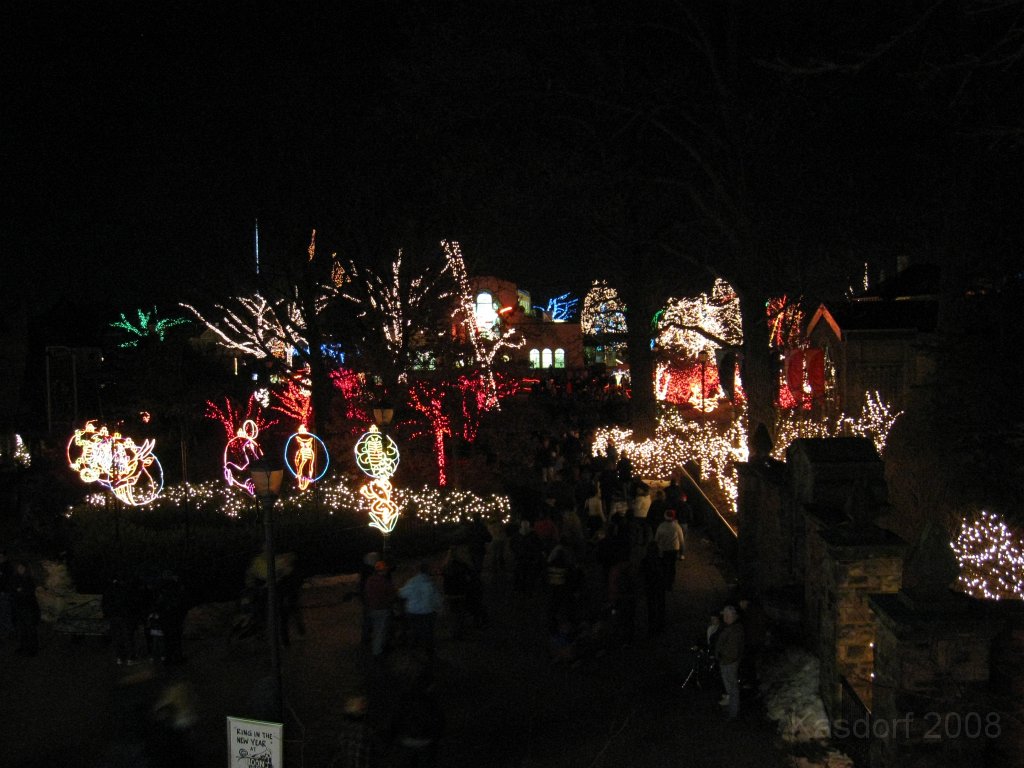 Toledo Zoo Lights 2008 034.jpg - The regular visit to the Toledo Ohio Zoo to see the Christmas Lights displays. New this trip were the "Dancing Lights", displays flashing in time with the Christmas Songs.